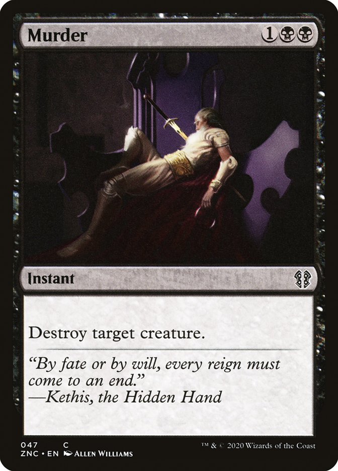 Murder [Zendikar Rising Commander] - The Mythic Store | 24h Order Processing