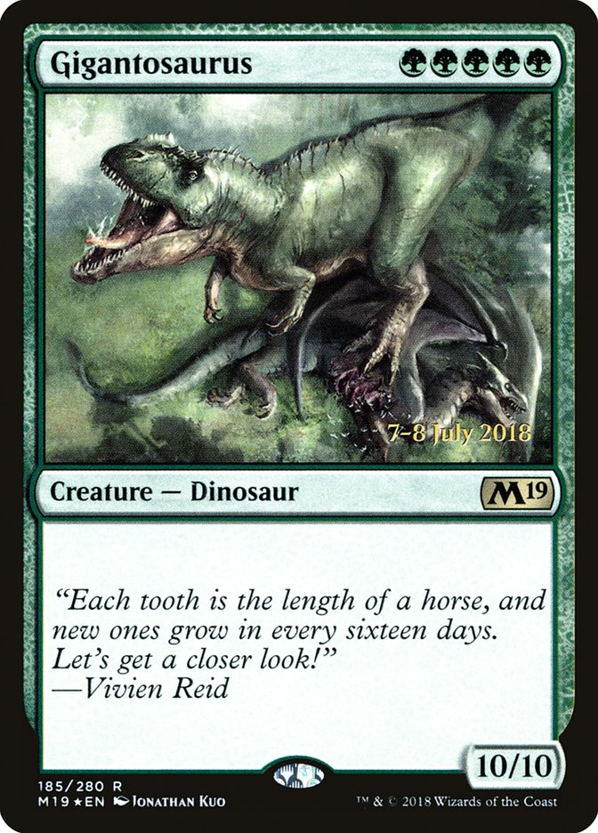 Gigantosaurus [Core Set 2019 Prerelease Promos] - The Mythic Store | 24h Order Processing