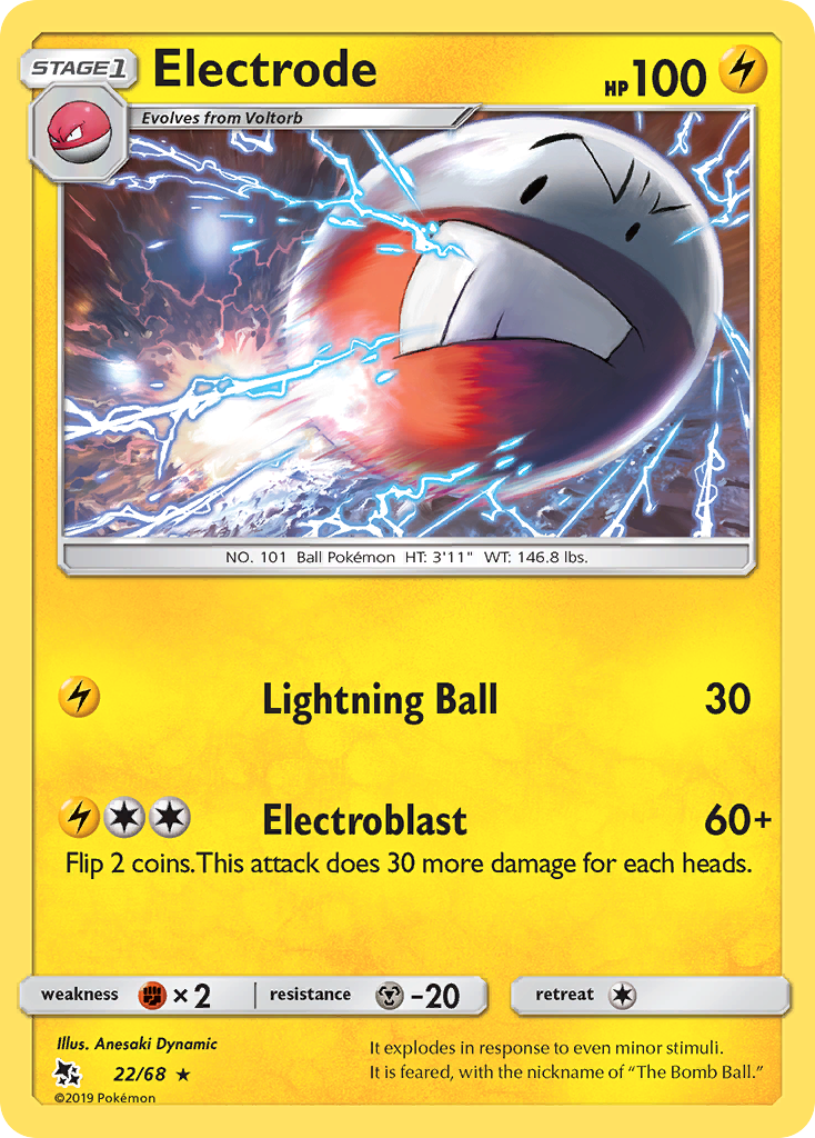 Electrode (22/68) [Sun & Moon: Hidden Fates] - The Mythic Store | 24h Order Processing
