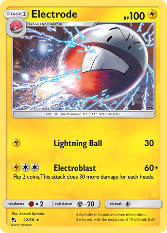 Electrode (22/68) [Sun & Moon: Hidden Fates] - The Mythic Store | 24h Order Processing