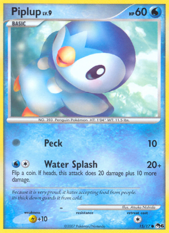 Piplup (15/17) [POP Series 6] - The Mythic Store | 24h Order Processing