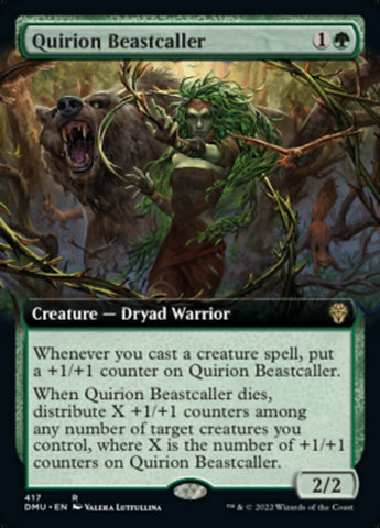 Quirion Beastcaller (Extended Art) [Dominaria United] - The Mythic Store | 24h Order Processing