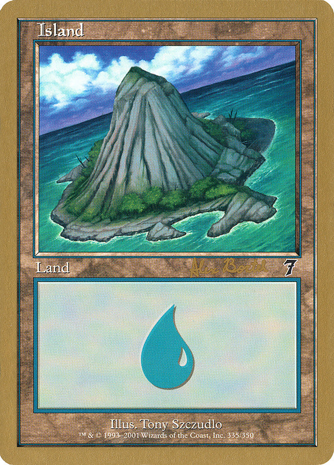 Island (ab335a) (Alex Borteh) [World Championship Decks 2001] - The Mythic Store | 24h Order Processing