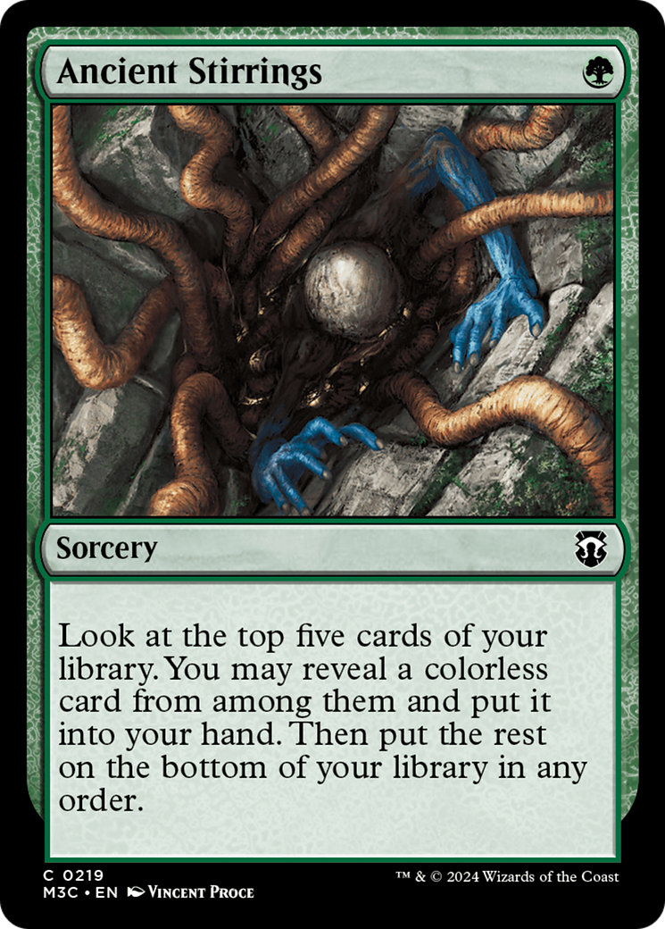 Ancient Stirrings (Ripple Foil) [Modern Horizons 3 Commander] - The Mythic Store | 24h Order Processing