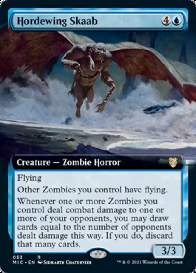 Hordewing Skaab (Extended Art) [Innistrad: Midnight Hunt Commander] - The Mythic Store | 24h Order Processing