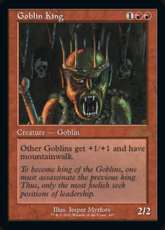 Goblin King (Retro) [30th Anniversary Edition] - The Mythic Store | 24h Order Processing