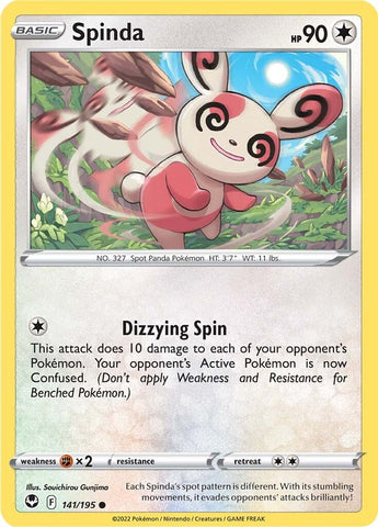 Spinda (141/195) [Sword & Shield: Silver Tempest] - The Mythic Store | 24h Order Processing