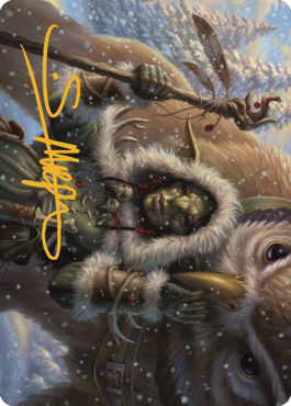 Owlbear Shepherd Art Card (Gold-Stamped Signature) [Commander Legends: Battle for Baldur's Gate Art Series] - The Mythic Store | 24h Order Processing