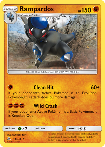 Rampardos (65/156) [Sun & Moon: Ultra Prism] - The Mythic Store | 24h Order Processing