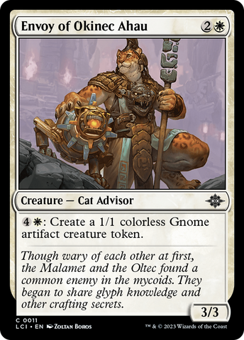 Envoy of Okinec Ahau [The Lost Caverns of Ixalan] - The Mythic Store | 24h Order Processing
