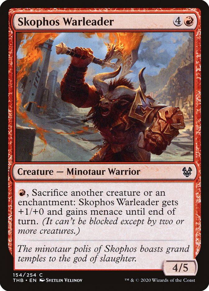 Skophos Warleader [Theros Beyond Death] - The Mythic Store | 24h Order Processing