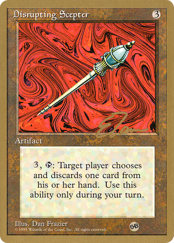 Disrupting Scepter (Eric Tam) (SB) [Pro Tour Collector Set] - The Mythic Store | 24h Order Processing