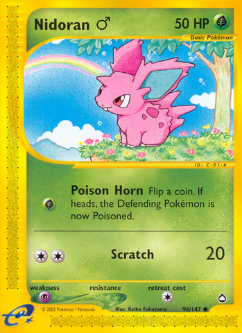 Nidoran (96/147) (Male) [Aquapolis] - The Mythic Store | 24h Order Processing