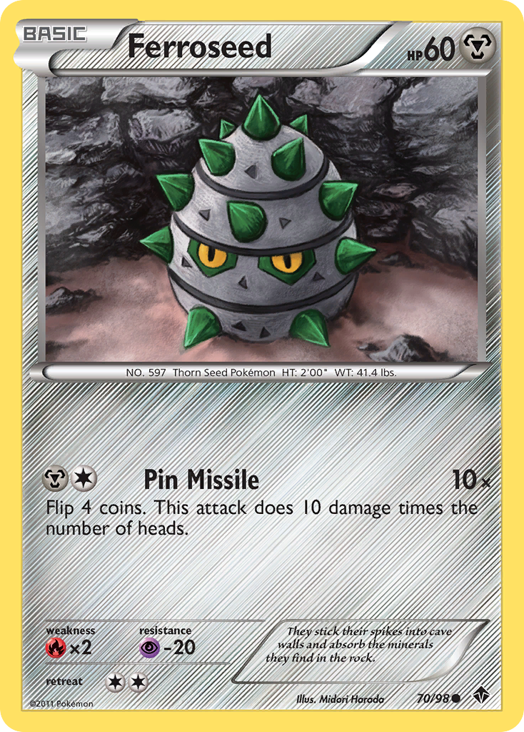 Ferroseed (70/98) [Black & White: Emerging Powers] - The Mythic Store | 24h Order Processing