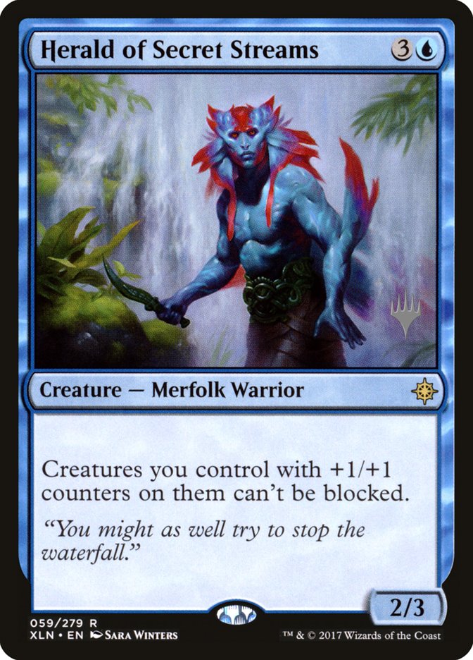 Herald of Secret Streams (Promo Pack) [Ixalan Promos] - The Mythic Store | 24h Order Processing