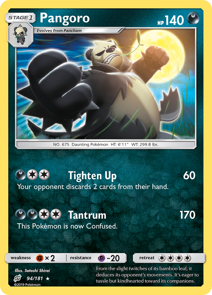 Pangoro (94/181) [Sun & Moon: Team Up] - The Mythic Store | 24h Order Processing