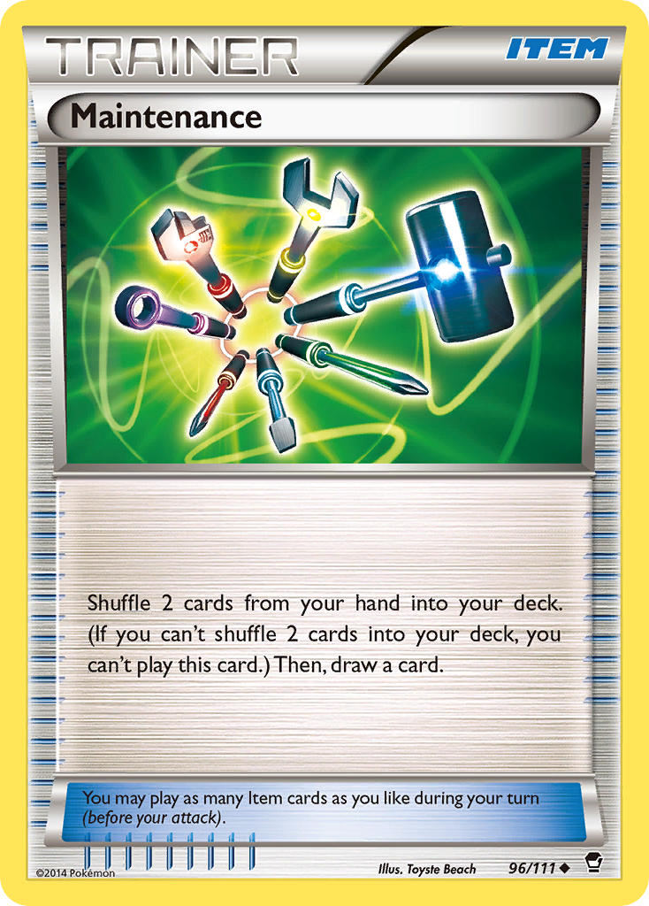 Maintenance (96/111) [XY: Furious Fists] - The Mythic Store | 24h Order Processing