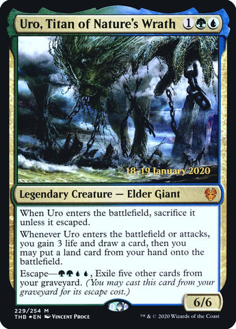 Uro, Titan of Nature's Wrath [Theros Beyond Death Prerelease Promos] - The Mythic Store | 24h Order Processing