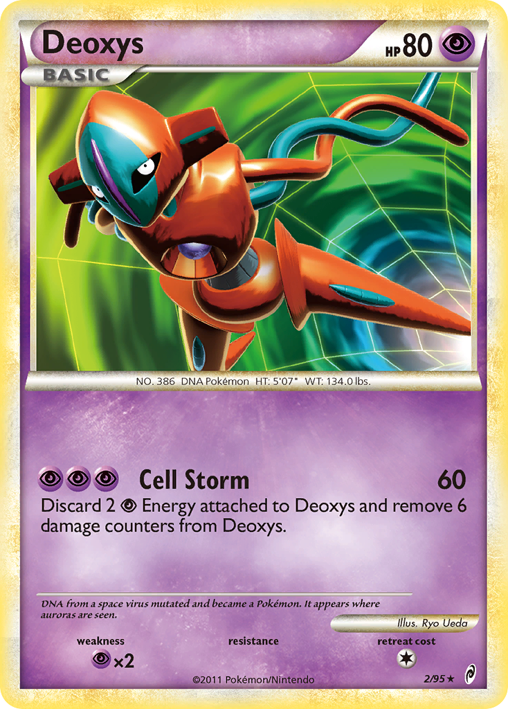 Deoxys (2/95) [HeartGold & SoulSilver: Call of Legends] - The Mythic Store | 24h Order Processing
