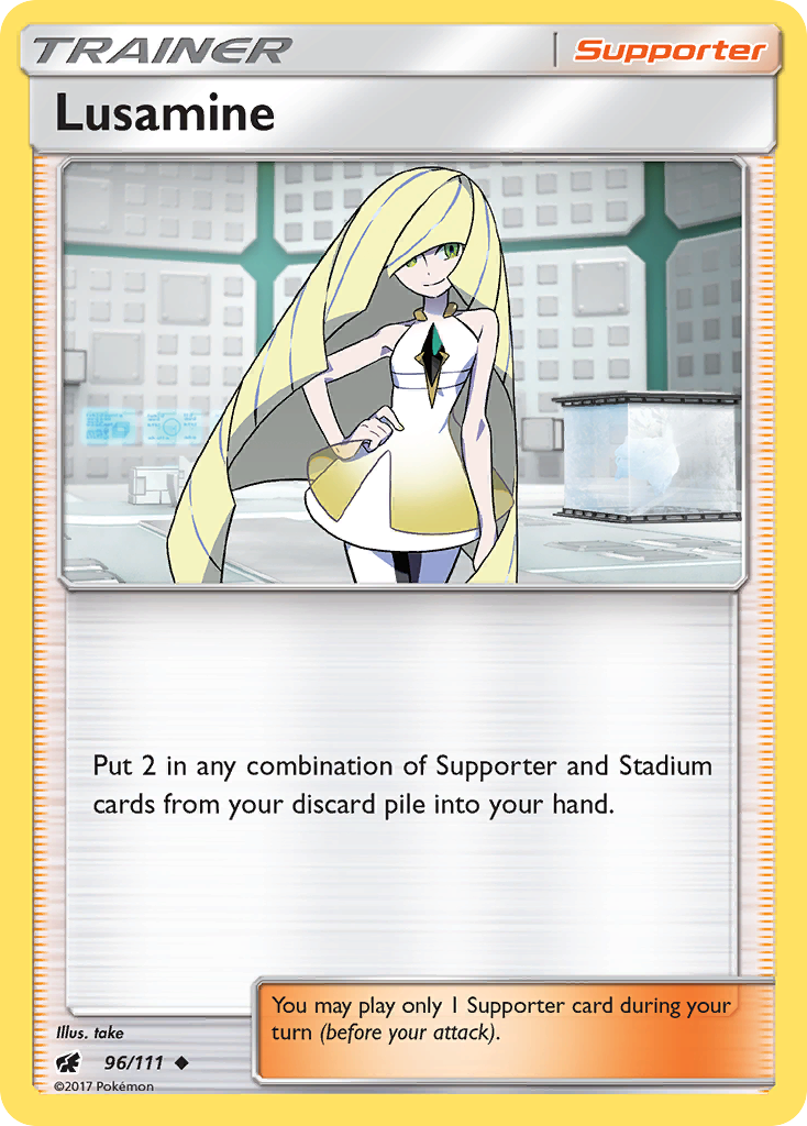 Lusamine (96/111) [Sun & Moon: Crimson Invasion] - The Mythic Store | 24h Order Processing