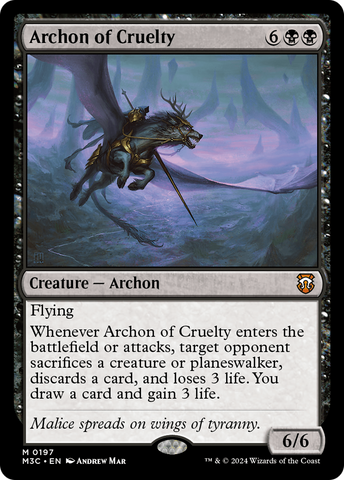 Archon of Cruelty [Modern Horizons 3 Commander] - The Mythic Store | 24h Order Processing