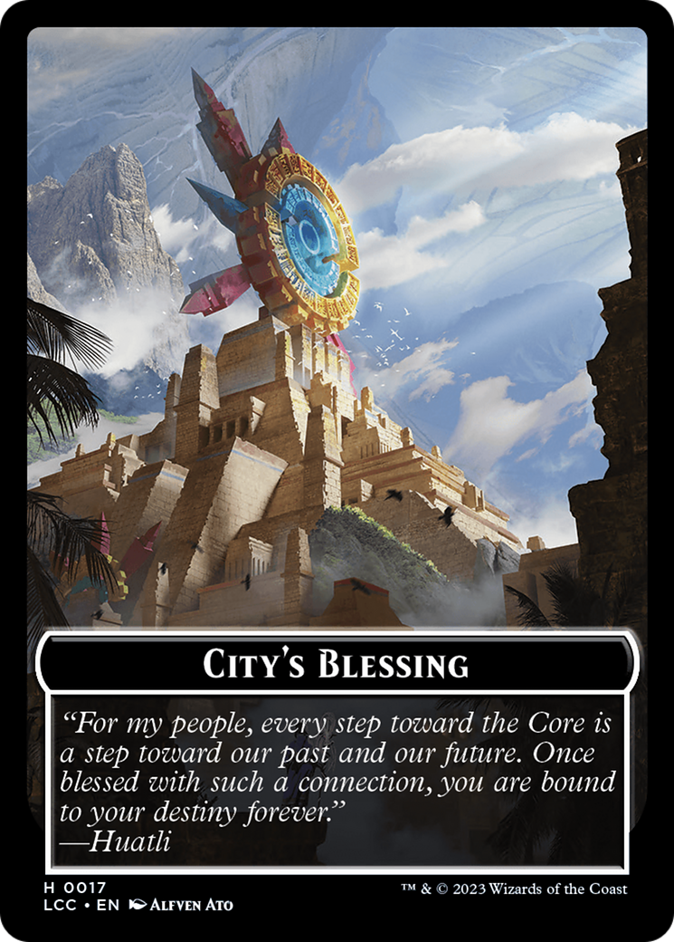 City's Blessing // Pirate (0005) Double-Sided Token [The Lost Caverns of Ixalan Commander Tokens] - The Mythic Store | 24h Order Processing