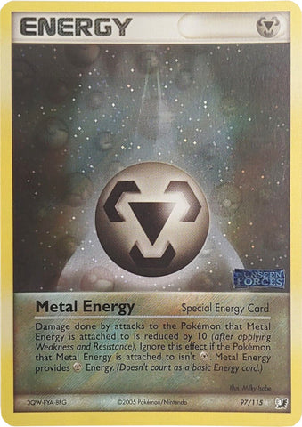 Metal Energy (97/115) (Stamped) [EX: Unseen Forces] - The Mythic Store | 24h Order Processing