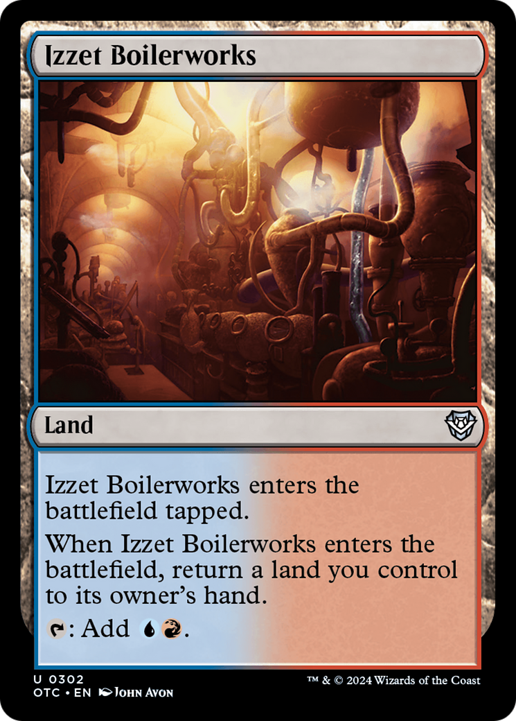 Izzet Boilerworks [Outlaws of Thunder Junction Commander] - The Mythic Store | 24h Order Processing