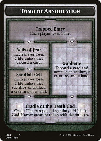 Tomb of Annihilation Token (Oversized) [Oversize Cards] - The Mythic Store | 24h Order Processing