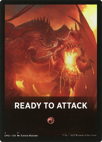 Ready to Attack Theme Card [Dominaria United Tokens] - The Mythic Store | 24h Order Processing