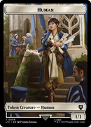 Human Knight // Human Double-Sided Token [The Lord of the Rings: Tales of Middle-Earth Commander Tokens] - The Mythic Store | 24h Order Processing