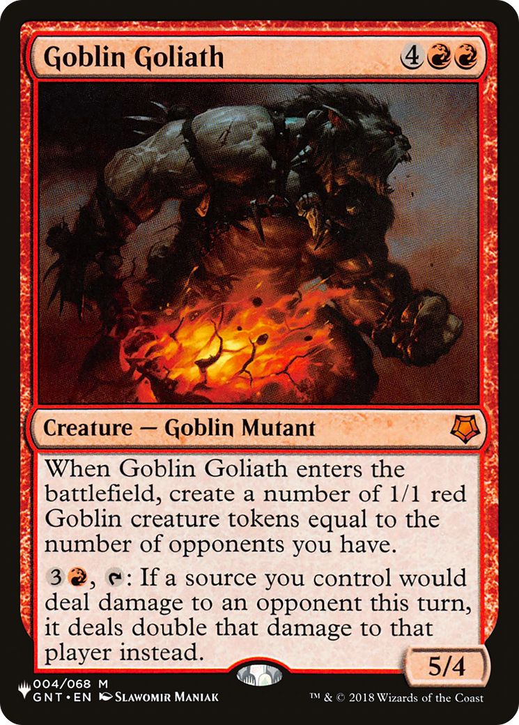 Goblin Goliath [The List] - The Mythic Store | 24h Order Processing