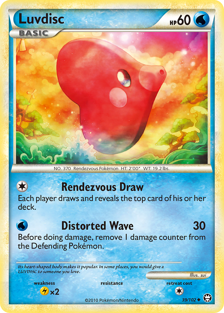 Luvdisc (39/102) [HeartGold & SoulSilver: Triumphant] - The Mythic Store | 24h Order Processing