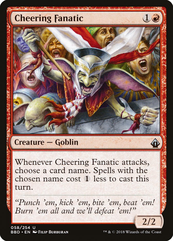 Cheering Fanatic [Battlebond] - The Mythic Store | 24h Order Processing