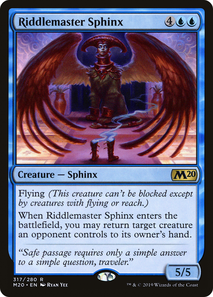 Riddlemaster Sphinx [Core Set 2020] - The Mythic Store | 24h Order Processing