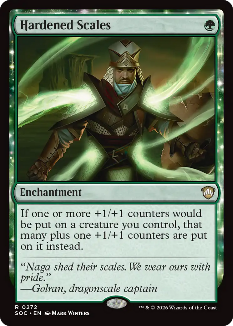 Hardened Scales [Secrets of Strixhaven Commander] - The Mythic Store | 24h Order Processing
