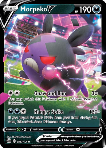 Morpeko V (095/172) [Sword & Shield: Brilliant Stars] - The Mythic Store | 24h Order Processing