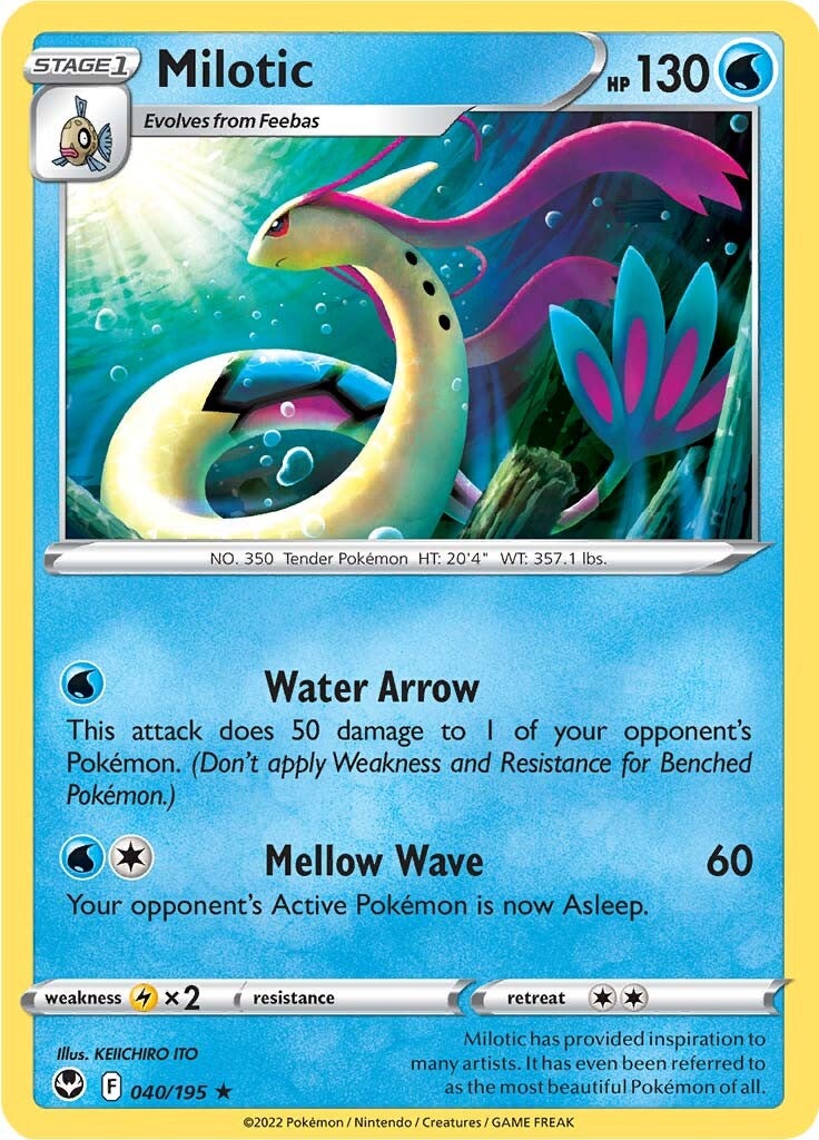 Milotic (040/195) [Sword & Shield: Silver Tempest] - The Mythic Store | 24h Order Processing