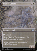 Wall of Omens (Borderless Alternate Art) [Double Masters 2022] - The Mythic Store | 24h Order Processing
