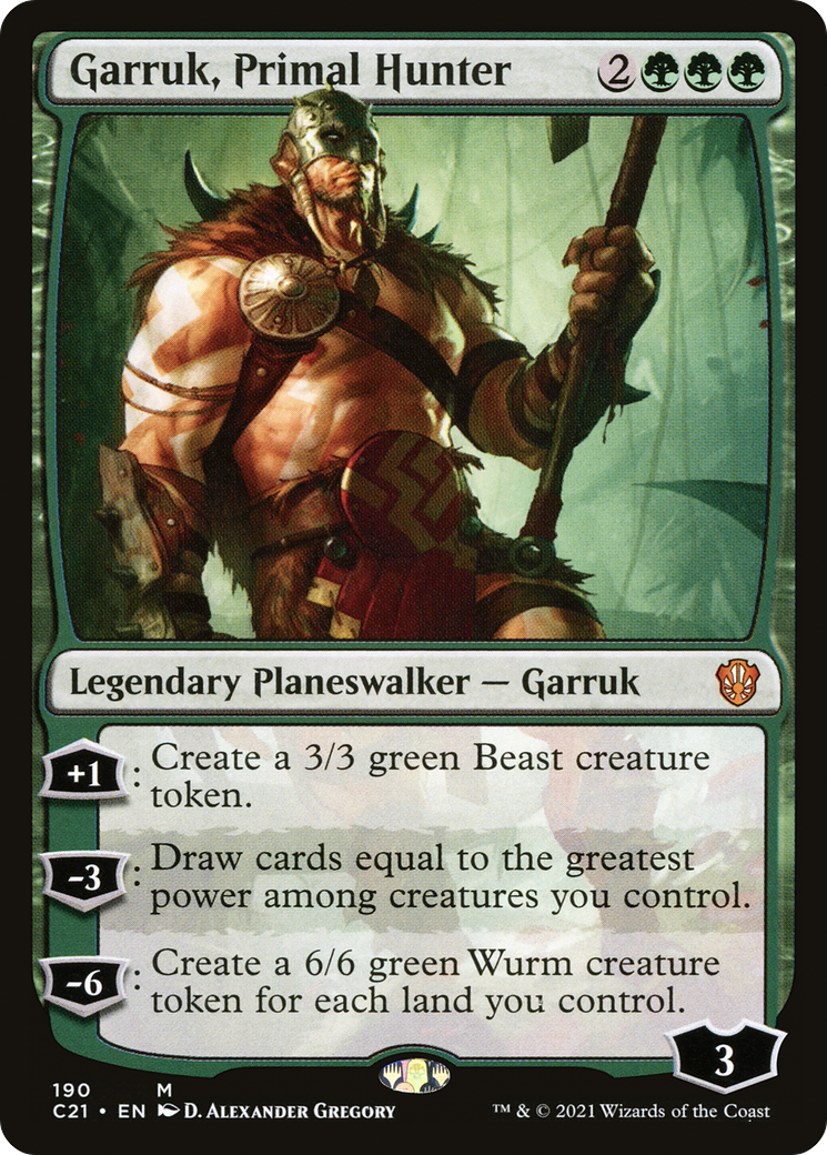 Garruk, Primal Hunter [Commander 2021] - The Mythic Store | 24h Order Processing