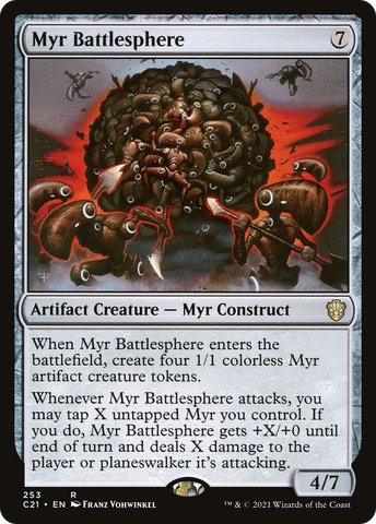 Myr Battlesphere [Commander 2021] - The Mythic Store | 24h Order Processing