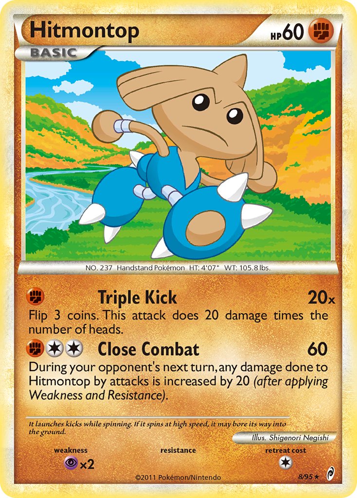 Hitmontop (8/95) (Theme Deck Exclusive) [HeartGold & SoulSilver: Call of Legends] - The Mythic Store | 24h Order Processing