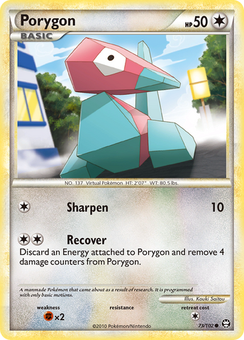 Porygon (73/102) [HeartGold & SoulSilver: Triumphant] - The Mythic Store | 24h Order Processing