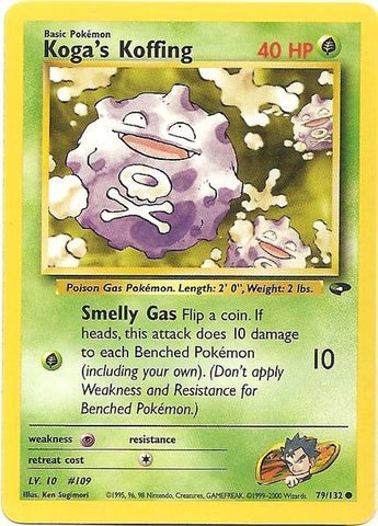 Koga's Koffing (79/132) [Gym Challenge Unlimited] - The Mythic Store | 24h Order Processing