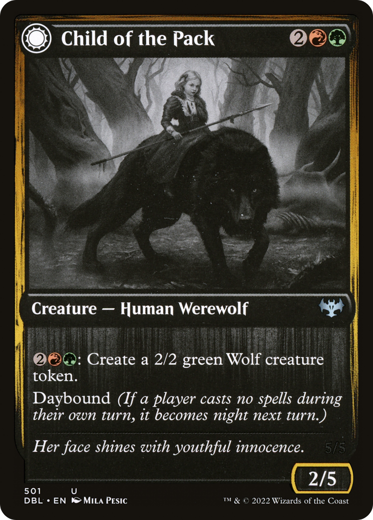 Child of the Pack // Savage Packmate [Innistrad: Double Feature] - The Mythic Store | 24h Order Processing