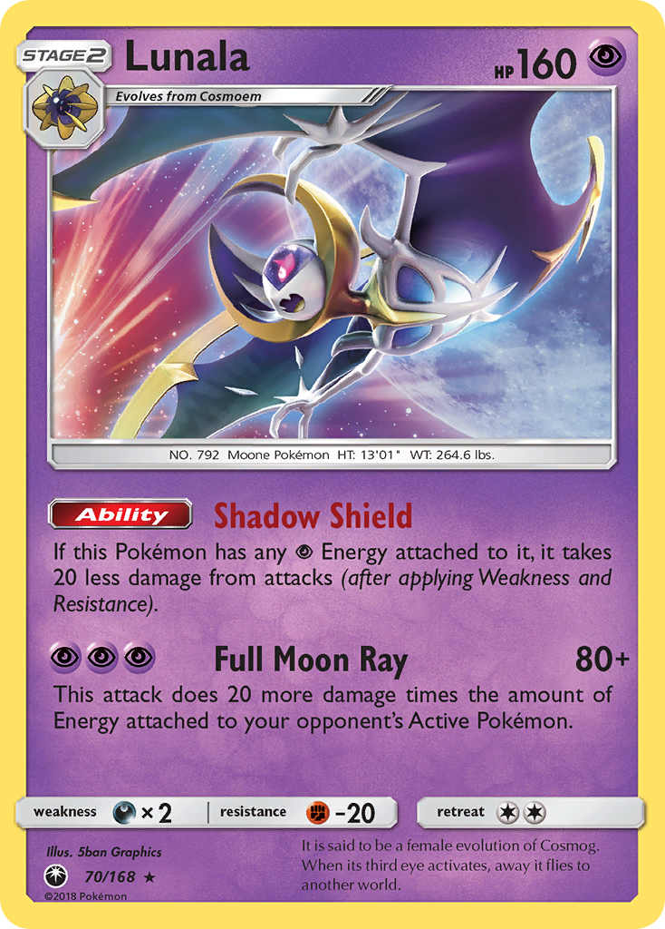 Lunala (70/168) [Sun & Moon: Celestial Storm] - The Mythic Store | 24h Order Processing
