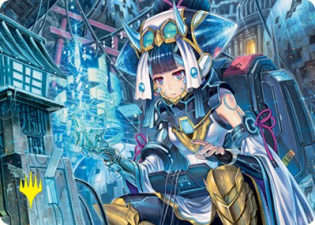 Covert Technician Art Card (Gold-Stamped Signature) [Kamigawa: Neon Dynasty Art Series] - The Mythic Store | 24h Order Processing
