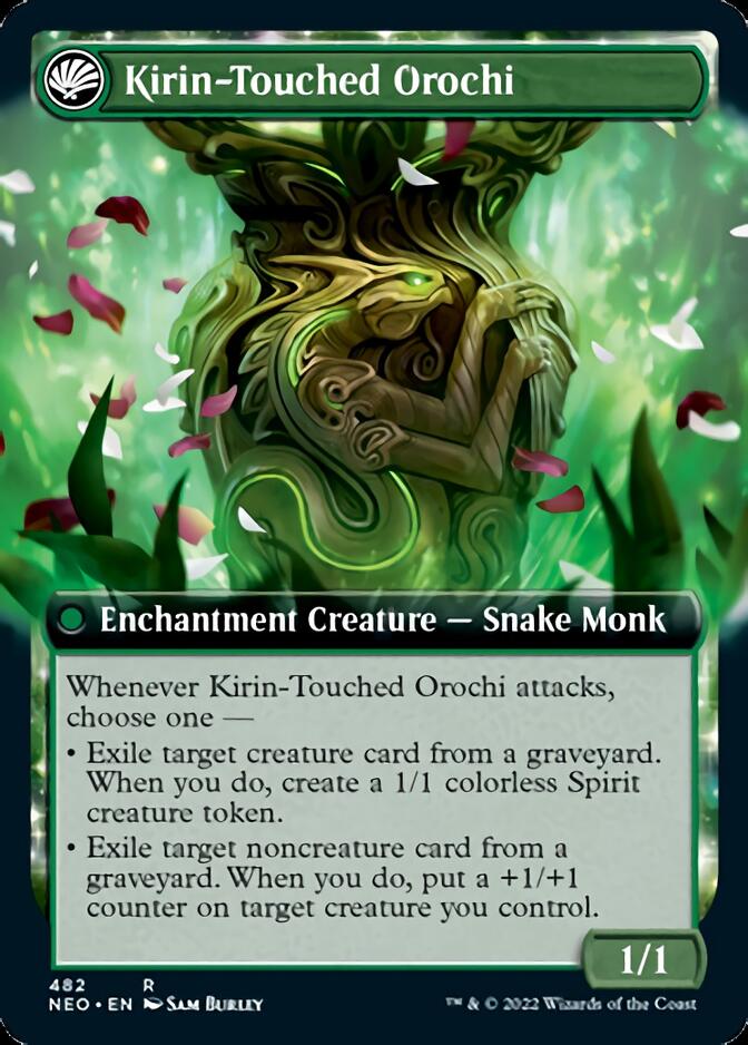 Teachings of the Kirin // Kirin-Touched Orochi (Extended Art) [Kamigawa: Neon Dynasty] - The Mythic Store | 24h Order Processing