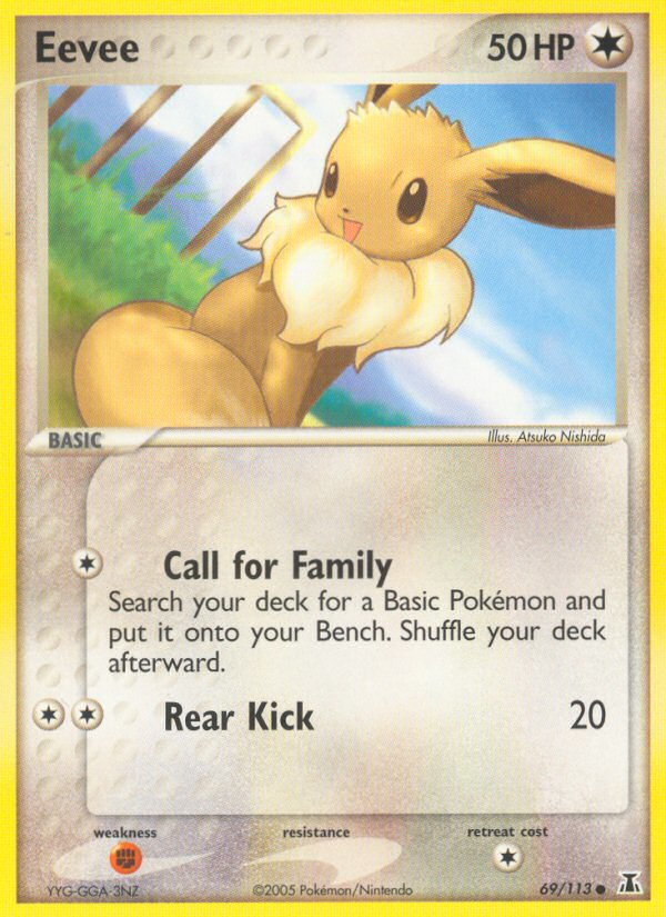 Eevee (69/113) [EX: Delta Species] - The Mythic Store | 24h Order Processing