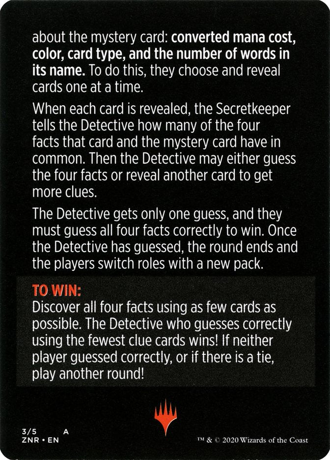 Booster Sleuth (Magic Minigame) [Zendikar Rising Minigame] - The Mythic Store | 24h Order Processing